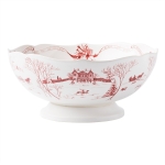 Country Estate Winter Frolic Centerpiece Bowl 13 \Length, 13\Width, 5\Height 
5 Quarts